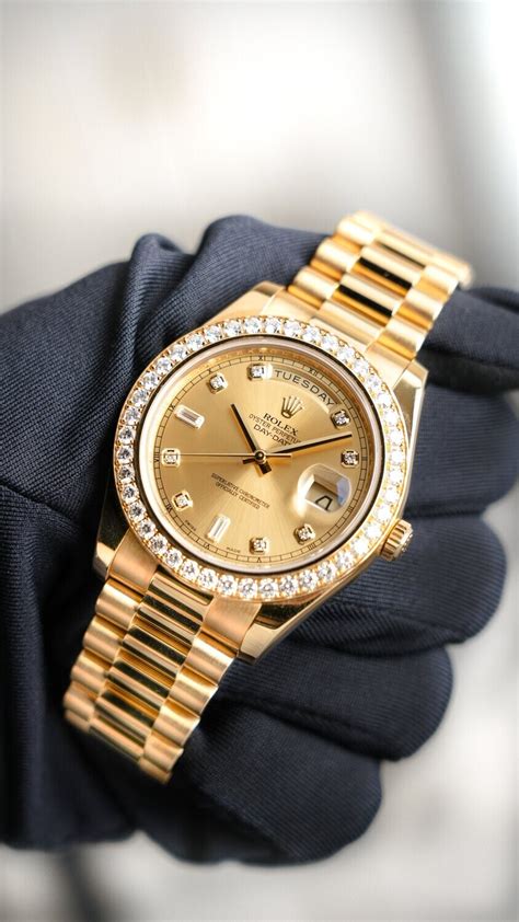 rolex day date 41mm yellow gold|gold rolex oyster perpetual date.